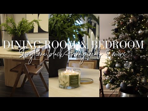 DINING ROOM & BEDROOM Christmas decorating | Storytime of what REALLY happened, healing & more...