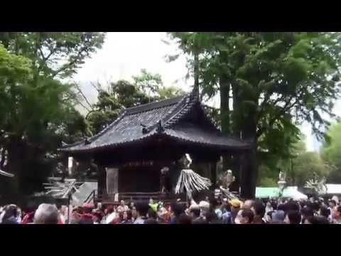 根津神社 "つつじまつり"　2014/04/29　纏・奉納 Matoi_Hounou