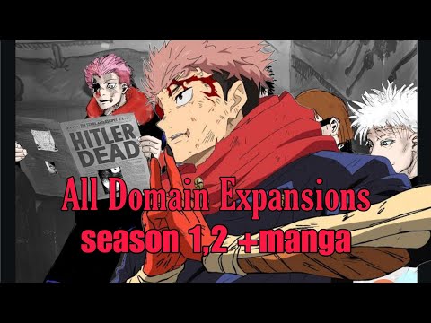 Jujutsu kaisen all domain Expansion s1+s2+Full manga included