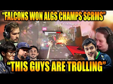 FALCONS TROLLED BUT WON THE CHAMPS SCRIMS AT THE END! HAKIS GETS BOMBASTIC BY 100 THIEVES