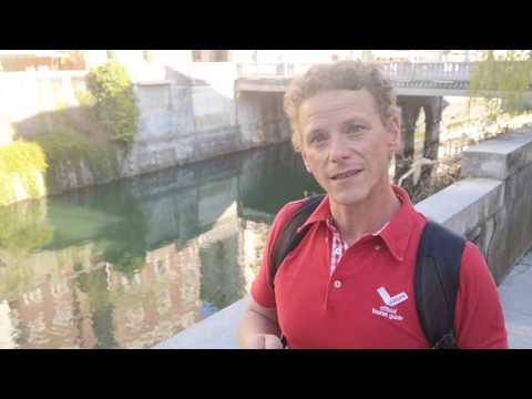 Remote Ljubljana guided tour with Martin: part 5, The Ljubljanica river embankments