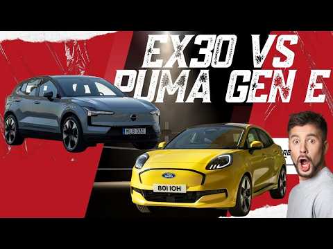 2025 Ford Puma Gen-E vs 2024 Volvo EX30: Compact Electric SUV Showdown - Better than the KIA EV3!?