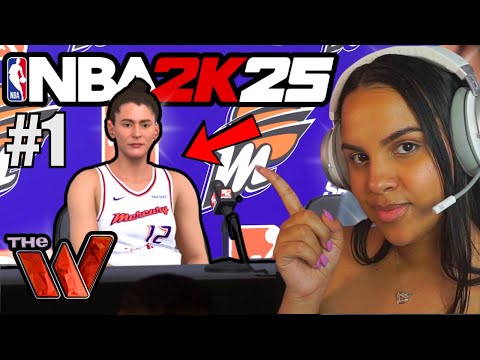 NBA 2K25 The W #1 | CREATING MY PLAYER & A'JA WILSON WAS GREAT UNTIL I SHOWED UP!