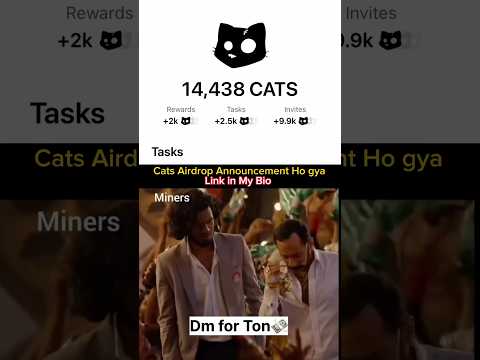 Cat's airdrop listing update  cat's telegram airdrop Same like Dog's airdrop / Instant Free Airdrop