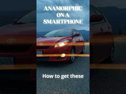 0$ Anamorphic Lens Flares On A Smartphone