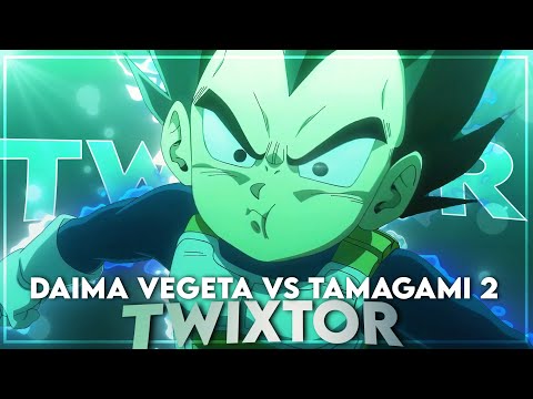 VEGETA DAIMA VS TAMAGAMI 2 twixtor clips for edit 4k 60fps