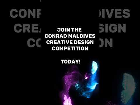 Join the Festive 3D Art Competition at Conrad Maldives Rangali Island #shorts