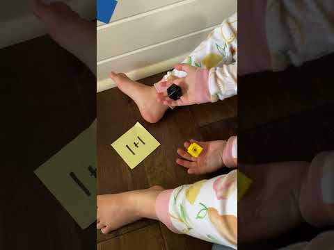 How to improve your preschooler's addition skills with this interactive Post-it Note activity!