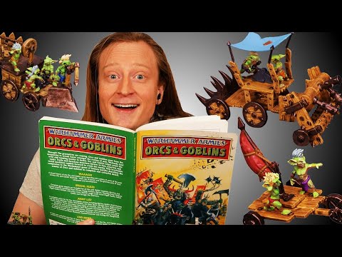 Warhammer's Silliest Unit- AND my Favorite! Custom Built Greenskin Warmachines. Cast N Play Collab.