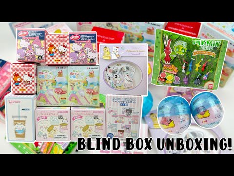 OPEN 13 BLIND BOXES FROM MECCHA JAPAN WITH ME! Sanrio, Mofusand, Kirby, Pikmin, Gachapon and more!