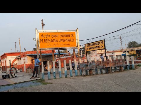 DDU, MGS, Mughalsarai Junction railway station Uttar Pradesh, Indian Railways Video in 4k ultra HD