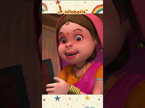 চাঁদ উঠেছে ফুল ফুটেছে - Chand Utheche | Bengali Rhymes and Cartoons | Infobells #bengalirhymes