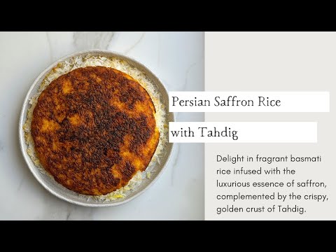 Persian Saffron Rice with Tahdig | Cooking with Zahra