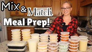 MASSIVE Meal Prep for a Senior! A New Mix & Match Menu to Stock Her Freezer with Easy Meals!