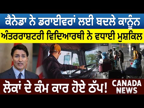 Canada News: Drivers ਲਈ ਬਦਲੇ ਕਾਨੂੰਨ, International Students ਨੇ ਵਧਾਈ ਮੁਸ਼ਕਿਲ | D5 Channel Punjabi