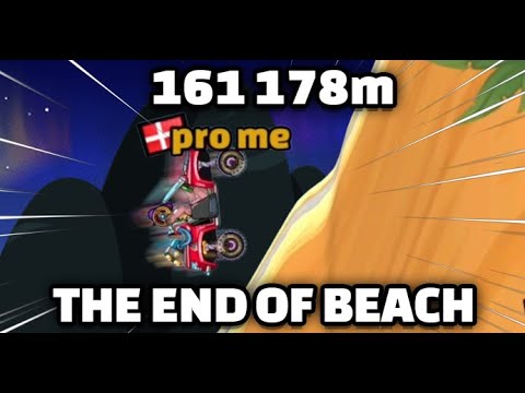 [TAS] 161,178m in Beach with CC-EV | Hill Climb Racing 2