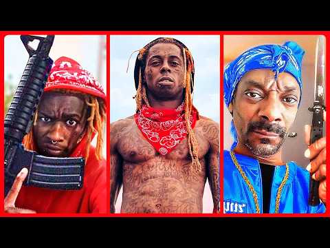 BLOOD RAPPERS vs. CRIP RAPPERS COMPILATION (Young Thug, Lil Wayne, Snoop Dogg)