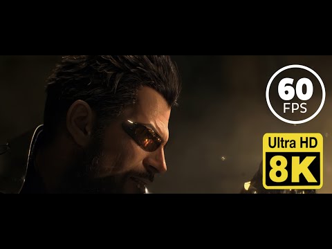 Deus Ex: Mankind Divided - Announcement Trailer 8k 60 FPS (Remastered with Machine Learning AI)