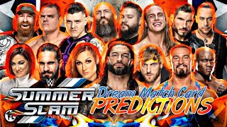 WWE Summerslam 2023 Custom Dream Match Card Predictions HD | Wrestle Freakin