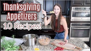 10 Easy Thanksgiving Appetizer Recipes! Crowd Pleasing Good Time! Impressive & Delicious!