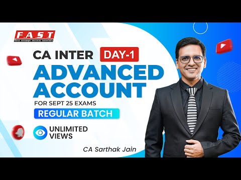 CA Inter Adv. Accounting LIVE Batch by CA Sarthak Jain