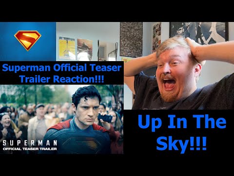 Up In The Sky!!! Superman Official Teaser Trailer Reaction!!!