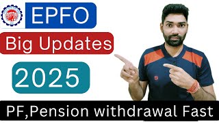 EPFO Latest Update 2025 | PF withdrawal and Pension withdrawal in EPFO 3.0 Portal