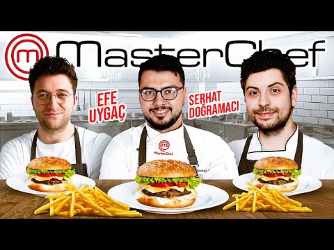 MASTERCHEF ŞAMPİYONUYLA BİRLİKTE HAMBURGER YAPTIK! @dogramaciserhat @EfeUygaçKesit @emirivriv