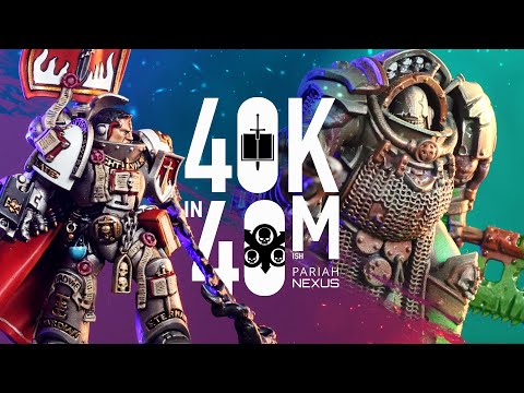 Grey Knights take the hammer to Death Guard! Warhammer 40k in 40m Battle