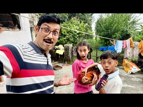 मुर्ग़ा पकड़ने वाला गेम खेला 🤣 In 2 minutes challenge game 😀