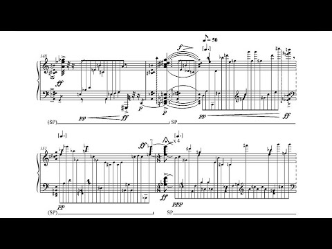 Luciano Berio - Sequenza IV per pianoforte (1965-1966) [Score-Video]