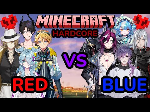 【MINECRAFT HARDCORE VERSUS】🟥RED TEAM WILL SURVIVE🟥【NIJISANJI EN | Yu Q. Wilson】