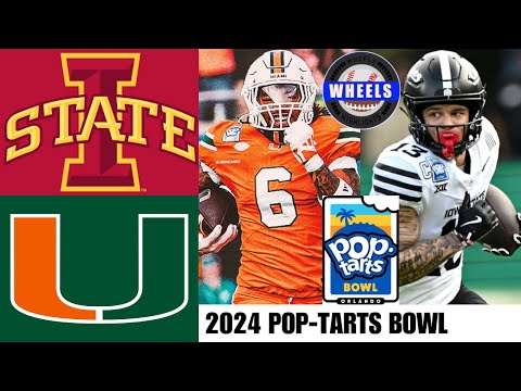 #13 Miami vs #18 Iowa State (EXCITING!) | Pop-Tarts Bowl | 2024 College Football Highlights