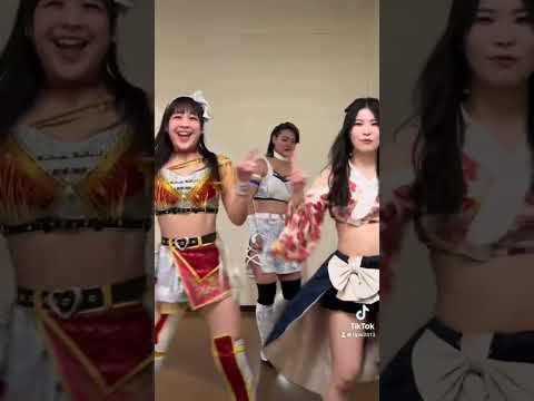 バックステージで踊る女子プロレスラーたち #ポケダンス