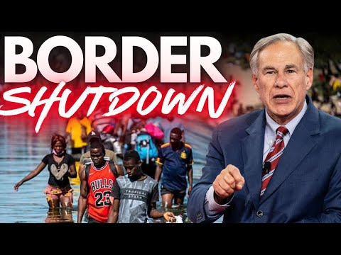 BORDER SHUTDOWN!! Greg Abbott STOPS MIGRANTS!! Texas. LIVE.