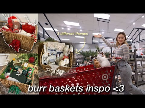 making the *ultimate* BURR baskets for my friends 💌 | XMAS shopping + decorating