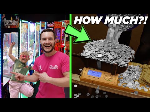 Collecting OVER $1500 From Our ARCADE!