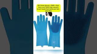 Pet Grooming Gloves Review - Bathing, Hair Removal, & Massage in One! #petsofinstagram #pets