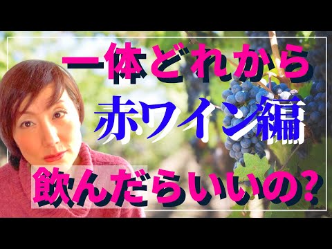 一体どれから飲んだらいいの？｜赤ワイン編｜知るべき赤ワインの種類