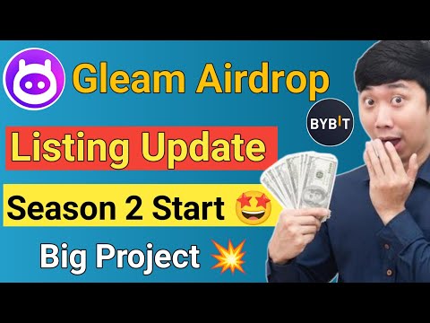 Gleam airdrop new update || Gleam airdrop season 2 || Gemswall airdrop new update