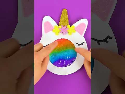 DIY Unicorn Slime Squishy🦄