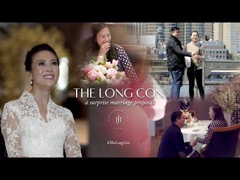 The Long Con Marriage Proposal - Groom Surprises Bride with Epic Proposal Video on Wedding day!