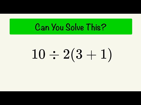 What Is The Correct Answer | Order Of Operation