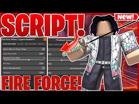 Fire Force Online Script GUI (KILL AURA, AUTOFARM, AUTO QUEST, FLUXUS MOBILE) *PASTEBIN 2024*