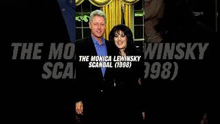 The Monica Lewinsky Scandal (1998) #impeachment #history #shorts