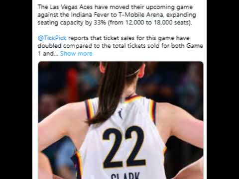 😂 #CaitlinClark Made the Aces Change the Venue!  #indianafever #caitlinclarkhighlights #shorts #fyp