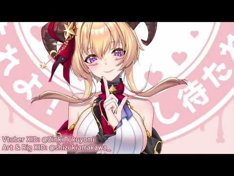 【Live2D loop animation】壬癸月読様　OP待機アニメーション