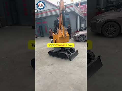 Wholesale of Small Household Mini Crawler Micro Diggers Excavator #minicultivator #minirotavator