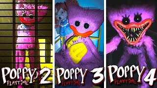 Kissy Missy Evolution - Poppy Playtime: Chapter 2-4 Comparison (4K Showcase)