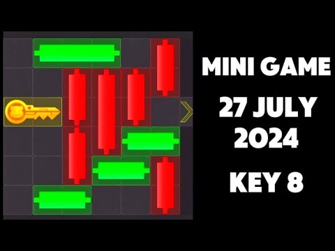 Hamster Combat Mini Game 27th July Today's  (Puzzle Solved) | Mini Game Get Key Puzzle